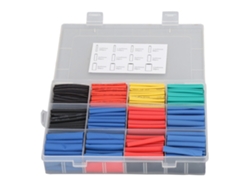 850 Piezas Tubería Termorretráctil 2:1 Suave Flexible Retardante De Fuego Kit De Mangas Termorretráctiles