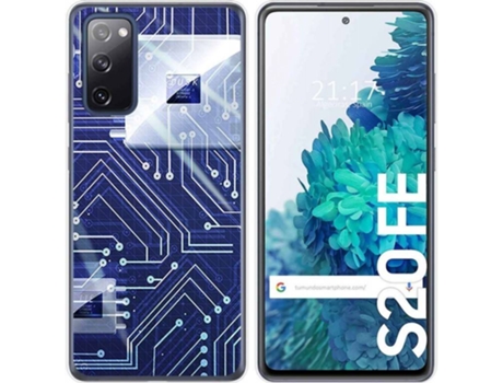 Carcasa Samsung Galaxy S20 FE TUMUNDOSMARTPHONE Circuito Multicolor