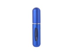 Atomizador De Perfume Portátil Recargable De 5 Ml (azul), 2 Unidades, Con Pulverización Uniforme Y Diseño Elegante.