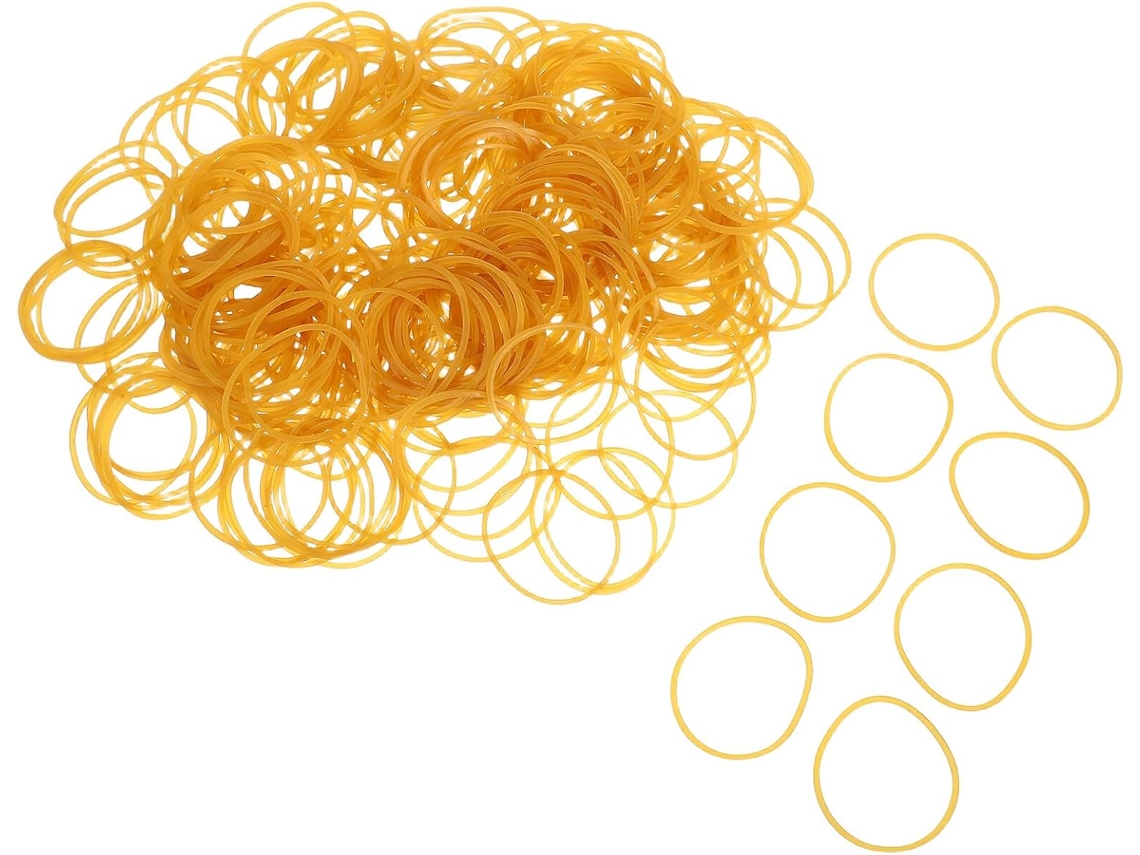 Bandas Elásticas Amarillas De Alta Resistencia, 380 Unidades, Tiras Elásticas Gruesas Para Asegurar Y Reparar Pantallas.