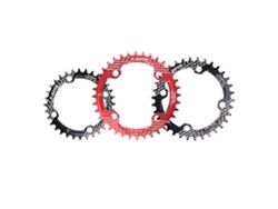 Juego de bielas Ztto 104BCD de una sola velocidad, estrecho y ancho, 32/34/36 dientes, para bicicleta de montaña Vayotoy