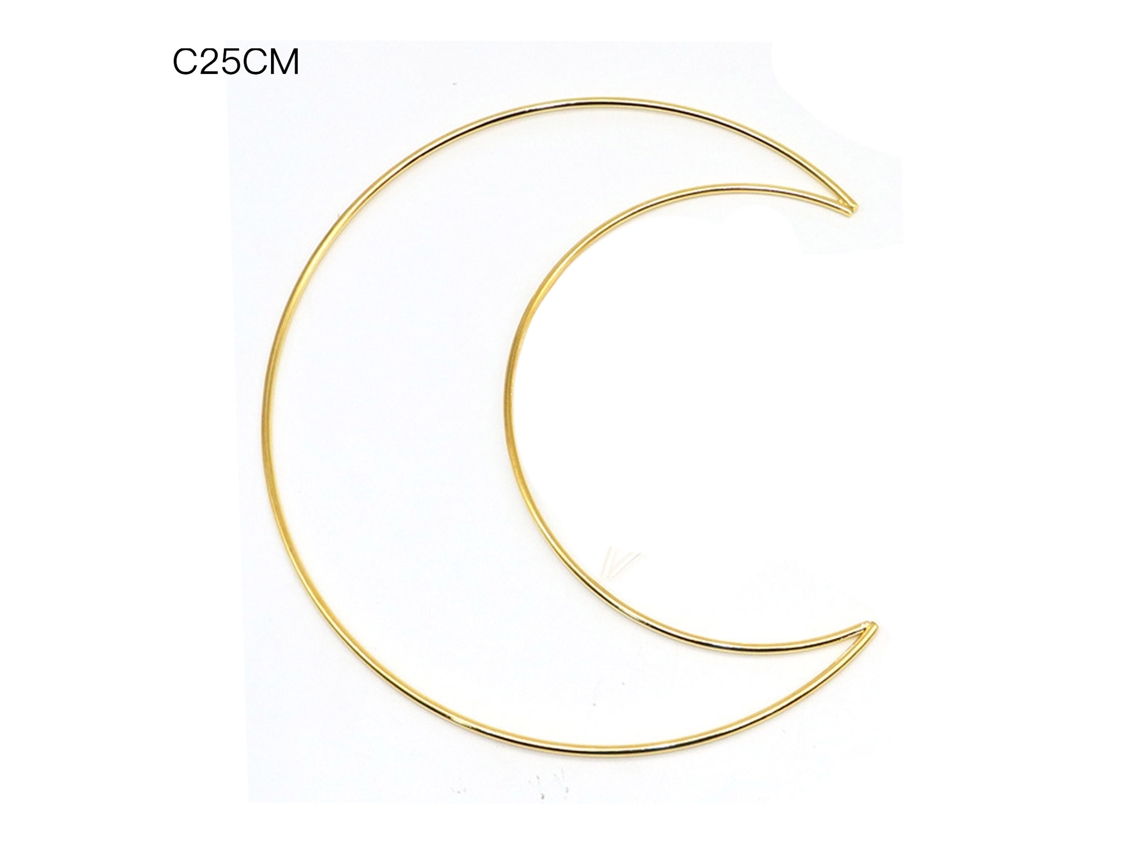 Colgante atrapasueños, Navidad, Oro, Luna, Corazón, Estrella, Hecho a mano