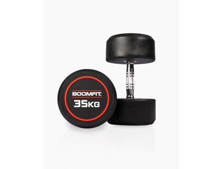 Conjunto de 2 Mancuernas BOOMFIT Redondos de Musculación (35 Kg)