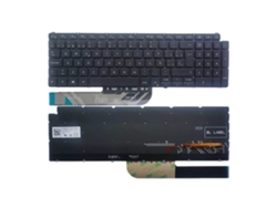 Teclado para portátil Dell Inspiron 5000, 5590, 5591, 5593, 5594, 5598, P42e, P88f, P90f, G7p48, color negro, compatible.