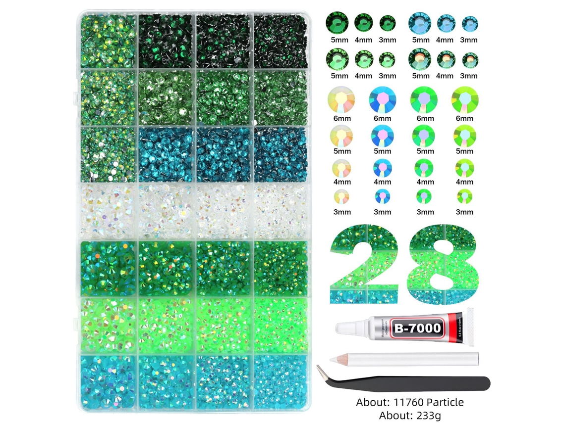 Juego De Pedrería Para Decoración De Uñas, Ideal Para Manicura Y Manualidades. Czhhmart (estilo 1)