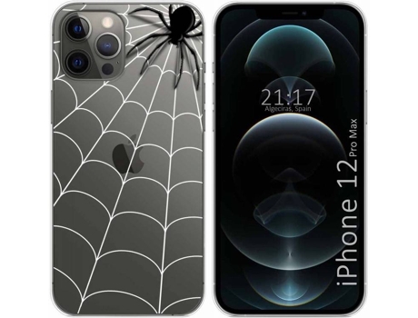 Carcasa iPhone 12 Pro Max (6.7) TUMUNDOSMARTPHONE Araña Multicolor