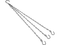 Cadena Metálica Colgante Para Macetas, 41 Cm Con Ganchos En Forma De S. Cadena Para Colgar Cestas, Casitas Para Pájaros