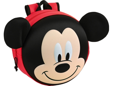 Mochila Redonda MICKEY MOUSE 3D (31 x 31 x 4 cm)
