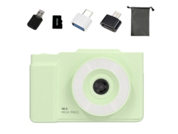 Microcámara digital individual con pantalla abatible HD, zoom 16x, luz de relleno LED y tarjeta de memoria de 32 g Cuich