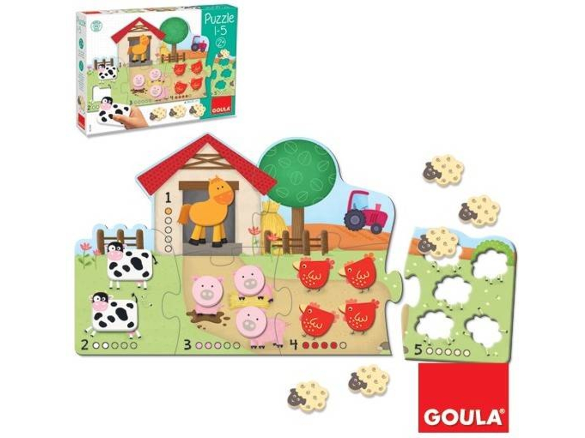 Puzzle JUMBO Children's Room (5 Piezas)