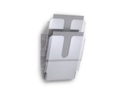 DURABLE Flexiplus Estantería para Libros 2 Estanterías Transparente
