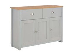 Aparador Gris 112x35x81 Cm