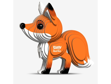 Puzzle EUGY Red Fox 3D 30 peças Animais