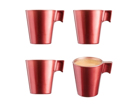 Pack de 4 Tazas LUMINARC (Ø6 x Ø 4 x 6.5 cm - Vidrio)