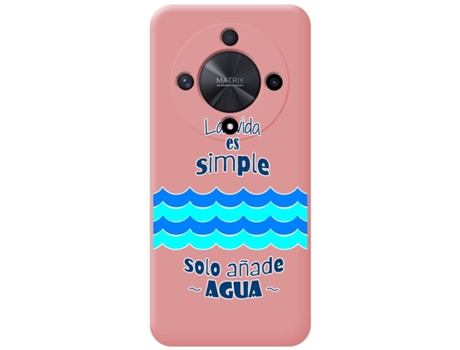Funda para Honor, Huawei Honor Lite 5 TUMUNDOSMARTPHONE Silicona Líquida Rosa