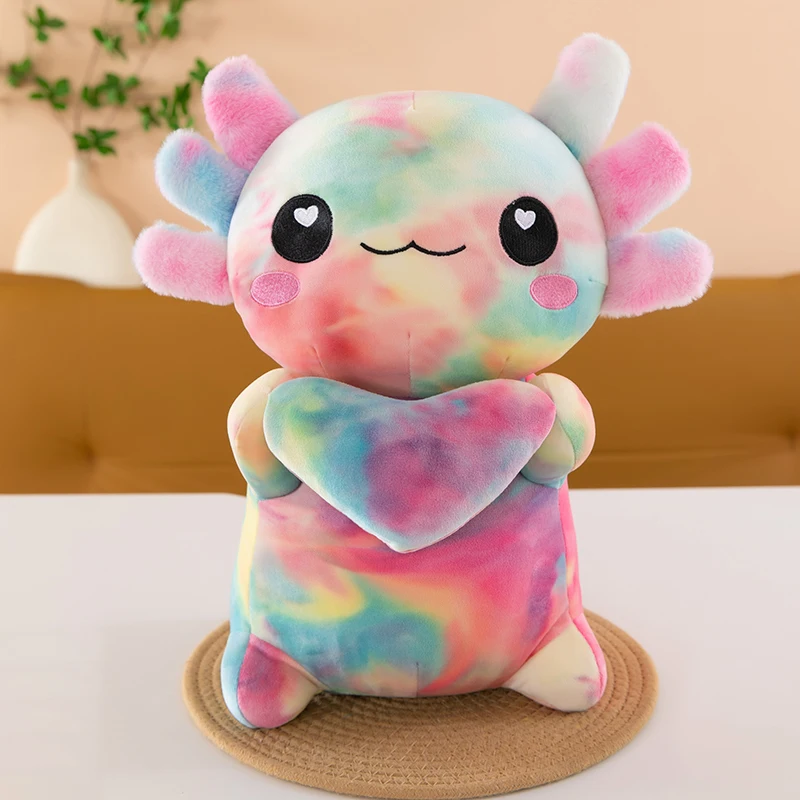 Peluche De Ajolote Multicolor De 40 Cm.