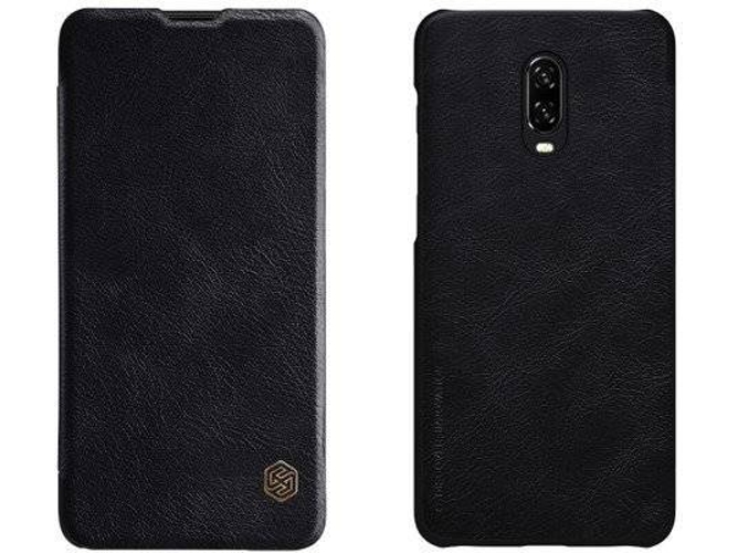 Funda OnePlus 6T NILLKIN Qin Leather Negro