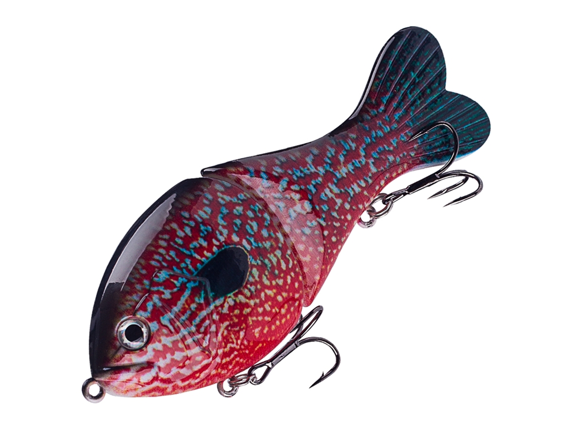 Señuelo Artificial Glider Bait De 13 Cm, Tipo Swimbait Articulado, Silencioso Y De Acción Suave Para La Pesca De Peces Grandes.