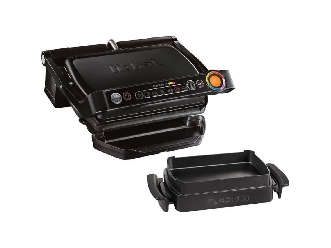 Tefal gc7148 optigrill grill serpiente y horno 2000 w negro / acero inoxidable