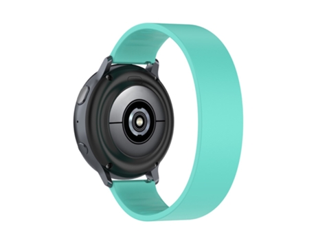 Correa de Silicona 20mm longitud de la banda 170mm para Samsung Galaxy Watch4 Classic 46mm 42mm/Watch4 44mm 40mm - cian