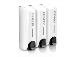 Dispensador de jabón de pared de 1, 2 o 3 piezas para ducha, baño, champú, jabones líquidos, accesorios de baño y cocina Rosewell