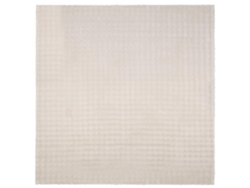 Alfombras De Área Cuadrado Sirolo Beige 240 X 240 Cm Poliéster