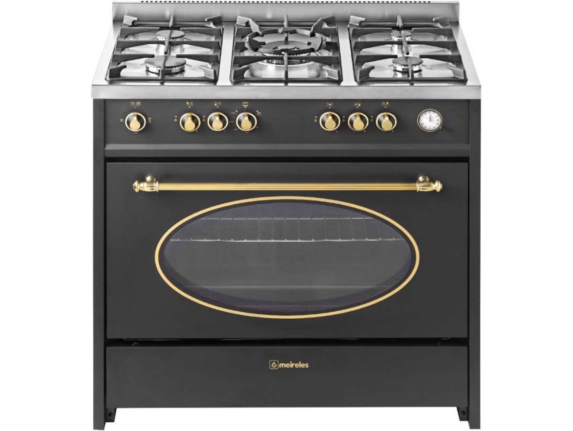 Cocina MEIRELES G 914 BL (116 L Gas Natural Negro) Worten.es Cocina MEIRELES G 914 BL (116 L Gas Natural Negro) Worten.es