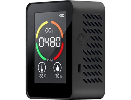 3 in 1 carbon dioxide detector air quality monitor temperature humidity air analyzer for co2 digital co2 meter for home office