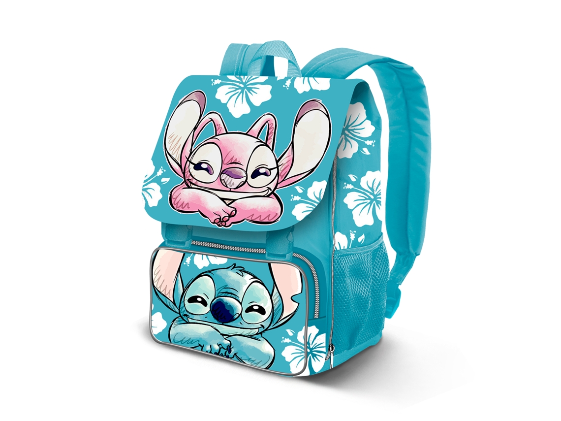 Disney Lilo y Stitch Tropic Mochila Expandible EXP, Azul KARACTERMANIA