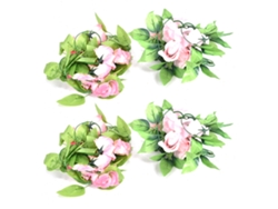4 Tiras De Rosas Artificiales Diy Para Decoración Boda Jardín Festival Suministros De Boda Flores Falsas