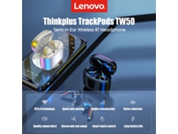 Lenovo Thinkplus Trackpods Tw50 Fones De Ouvido Semi-intra-auriculares Tws Bt 5.0 Com Microfone Controle Táctil