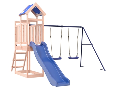 Parque Infantil De Exterior VIDAXL Marrón Madera