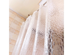Cortina de ducha EVA impermeable, gruesa y antimoho 180180 cm, 1 pieza Jortmrd