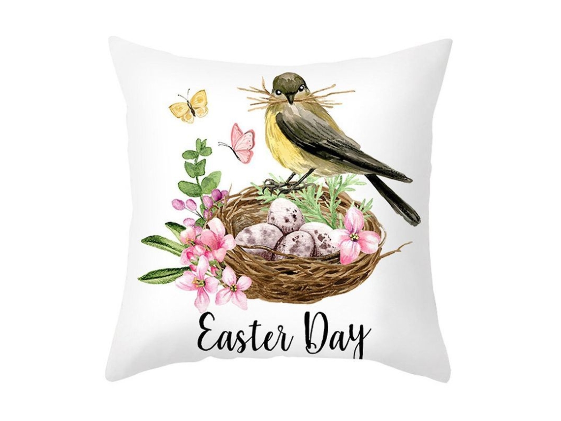 2026-funda De Almohada Con Estampado De Dibujos Animados Lindo Cierre Cremallera Oculto Cuadrado 45x45cm