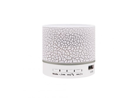 Altavoz Bluetooth Mini Subwoofer inalámbrico para ordenador, tarjeta enchufable de luz colorida, botón de Audio con grietas pequeñas y grandes + Ca...