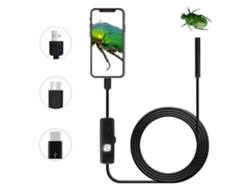 Endoscopio Usb Profesional, Diseño 3 En 1 Con Cable De Sonda Flexible, Cámara Hd Para Inspección Subacuática Fluida Y Mantenimiento Mecánico, Compatib
