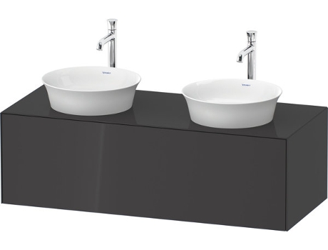 DURAVIT Tulip blanco, mueble de pared, ancho 1300 x fondo 550mm, con 1x extraíble, con tecnología tip-on, WT4978B