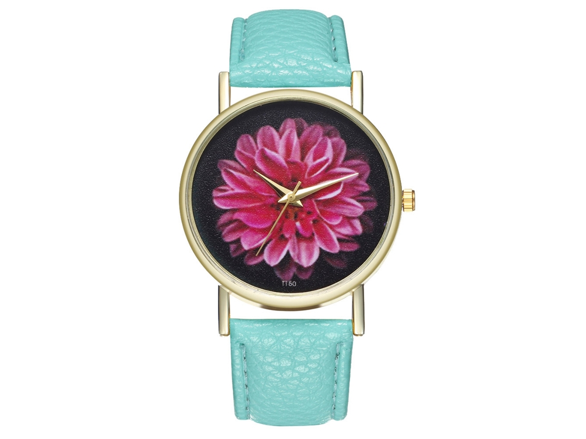 Reloj De Pulsera Informal De Piel Para Mujer Con Estilo Sencillo Y Movimiento De Cuarzo (menta)