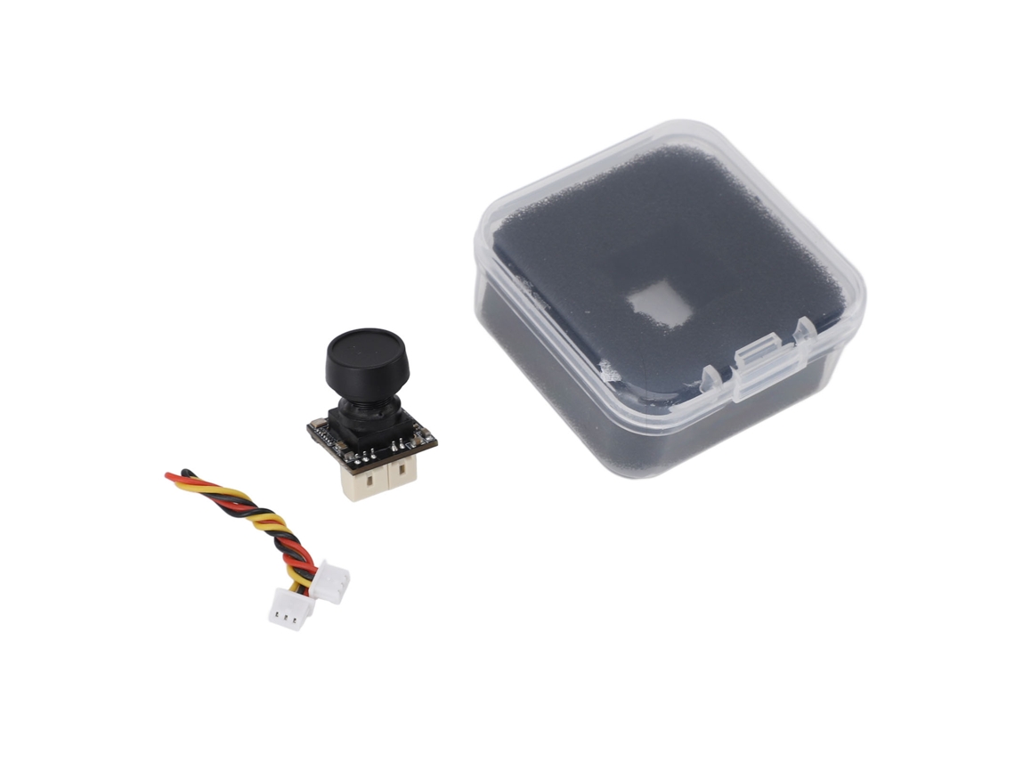Cámara Fpv De 1200 Tvl, Campo De Visión De 165°, Sensor Cmos De 1/3", Wdr Global Para Drones De Carreras Rc.