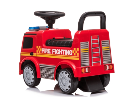 Bomberos Coche de Empuje MERCEDES para Niños - Rojo