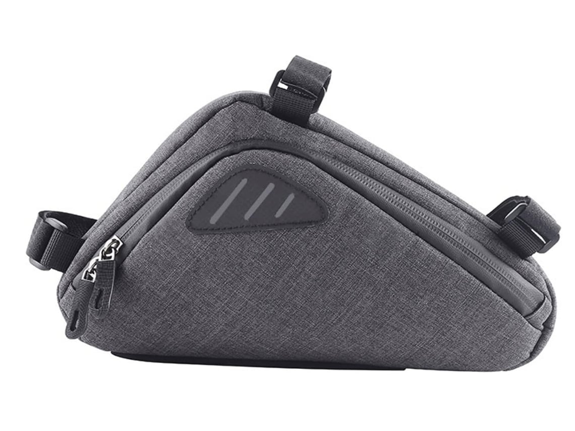 Bolsa de bicicleta triangular plegable impermeable gris Gusshious Zz-06