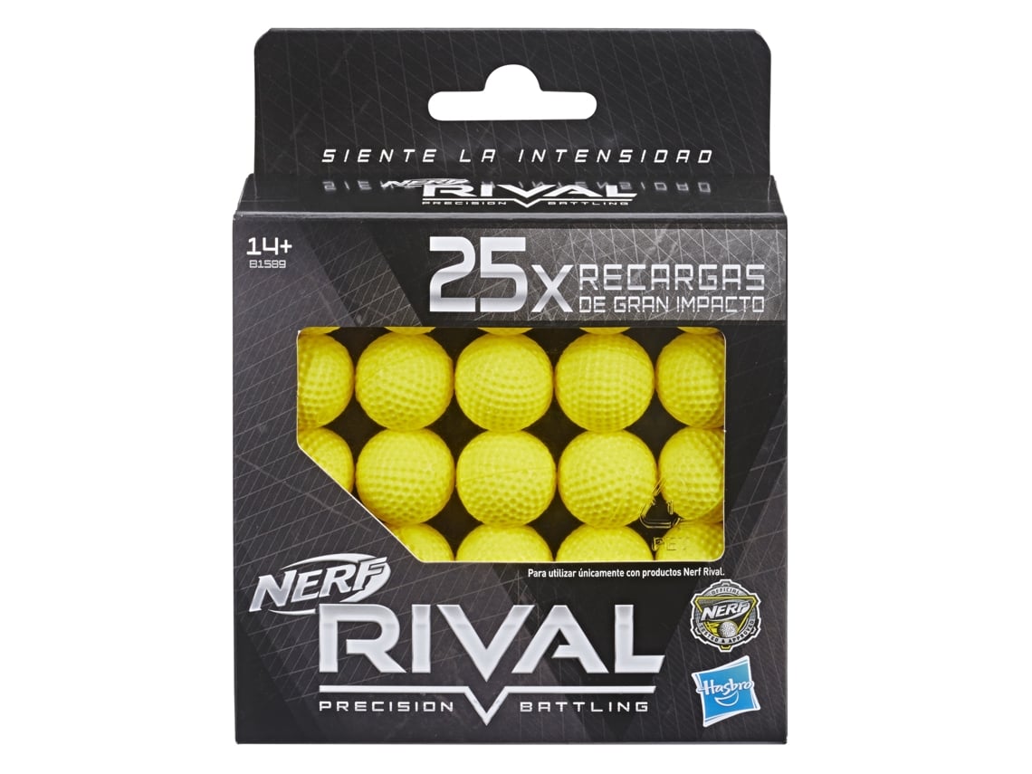 Municiones NERF Rival recargas (Edad Mínima: años)