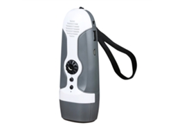 2026-linterna Recargable Con Manivela 3 Led Radio Fm Alarma Para Viajes Camping Minería Desastres