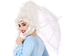 Sombrilla DISFRAZZES Blanca De Encaje (58 cm)
