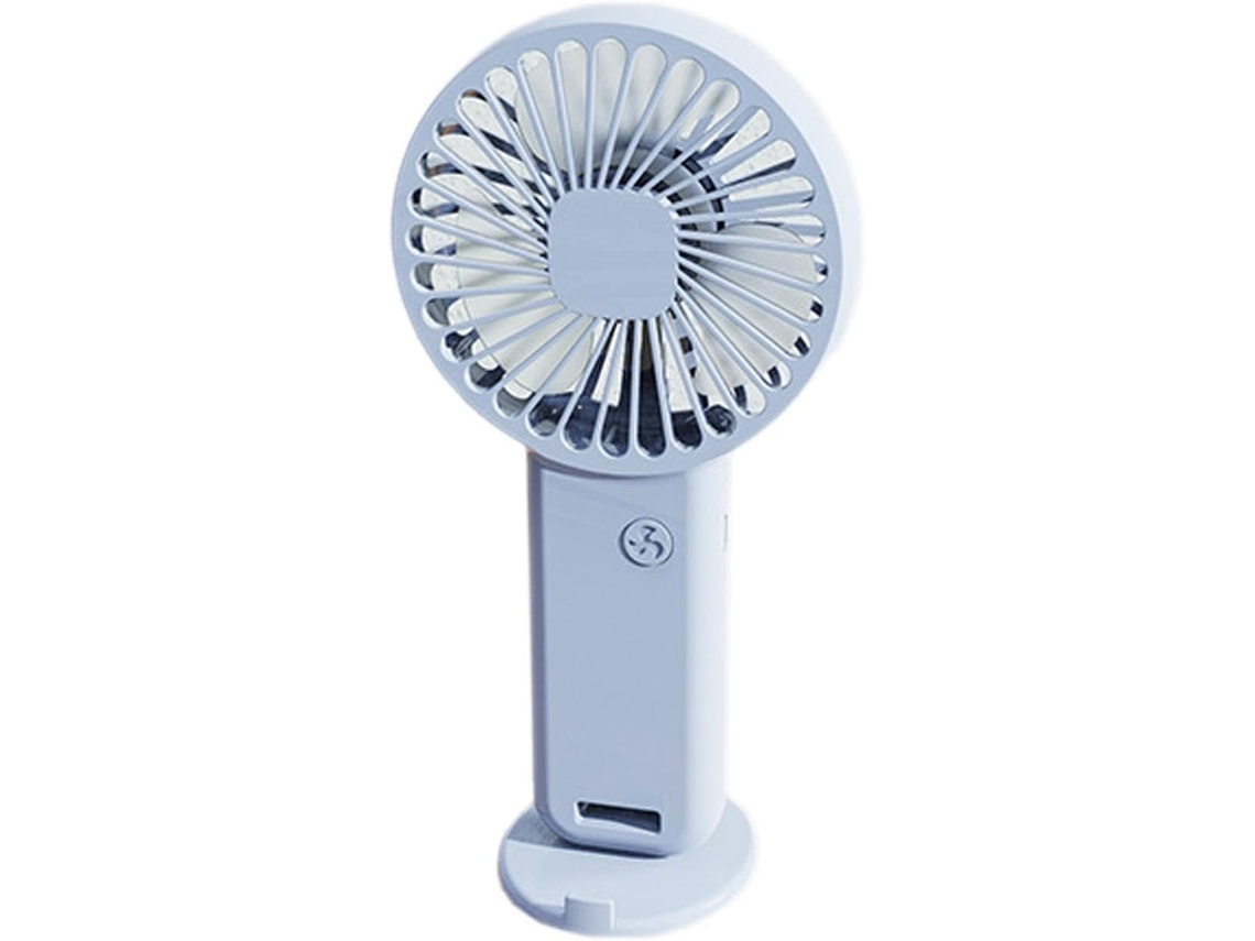 Ventilador portátil de Digitallab, pequeño ventilador de refrigeración, recargable por USB (azul)