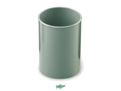STAPLES Vaso Porta Lápices Plástico 7 8 X 10 Cm Gris