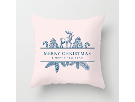 Estilo Nórdico Funda de Almohada Navideña