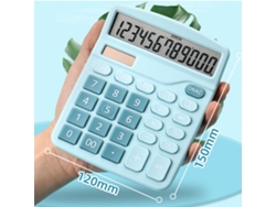 Calculadora De Escritorio Con Alimentación Solar Y A Pilas, Con 12 Dígitos Y Gran Pantalla Lcd Para Uso Doméstico Y De Oficina.