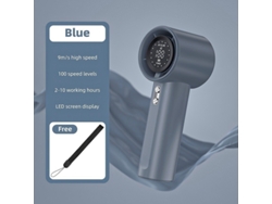 Ventilador portátil de mano Siurn Blue con velocidad ajustable y batería recargable (1100)