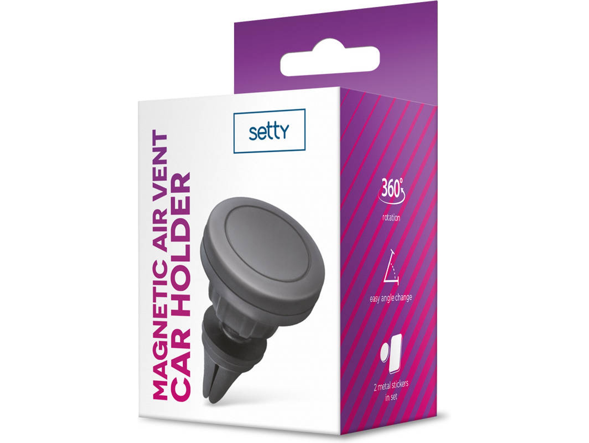 Soporte Auto SETTY 562371 Negro